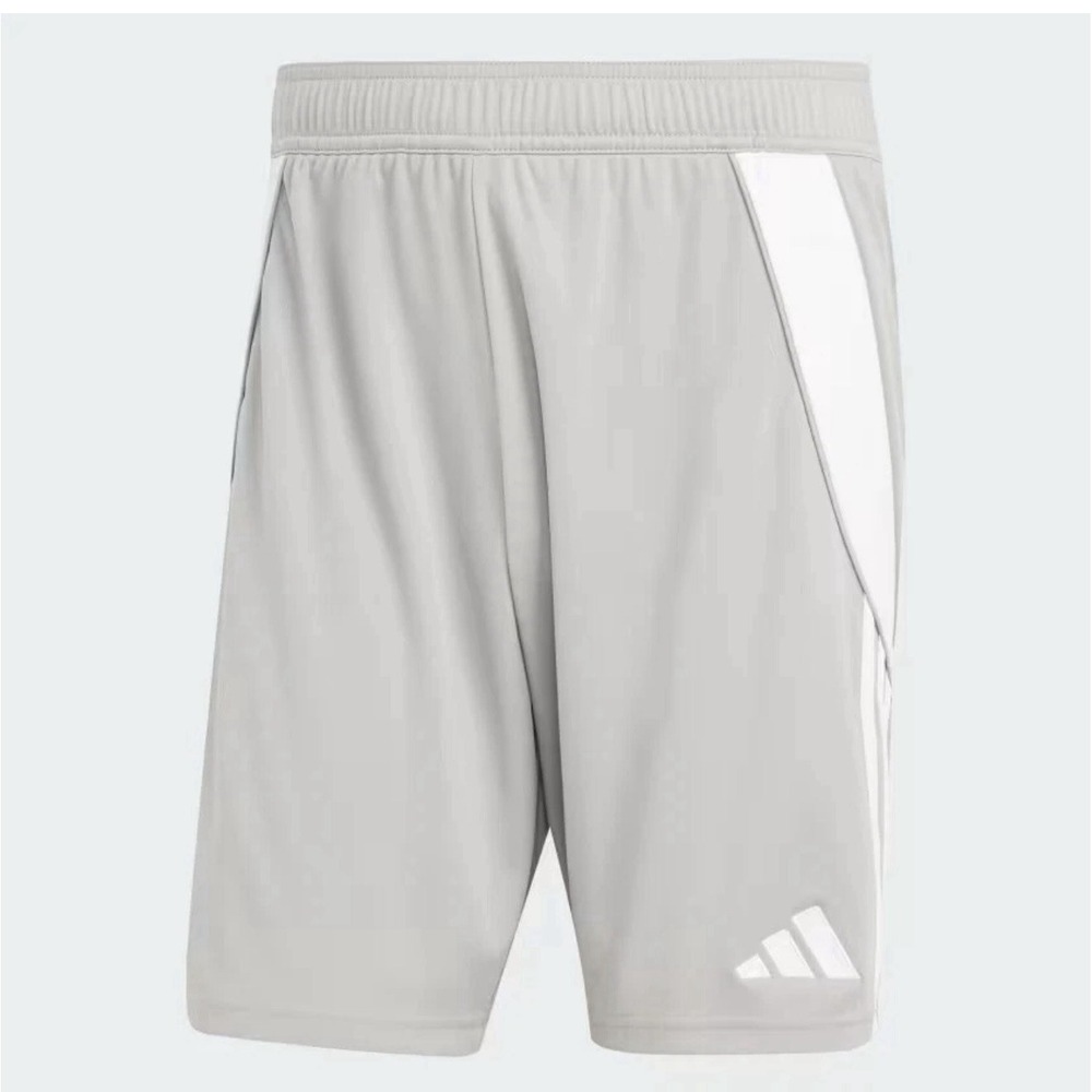 NEW Adidas Tiro 24 Team Mid Grey/White Shorts Men's Size XL
